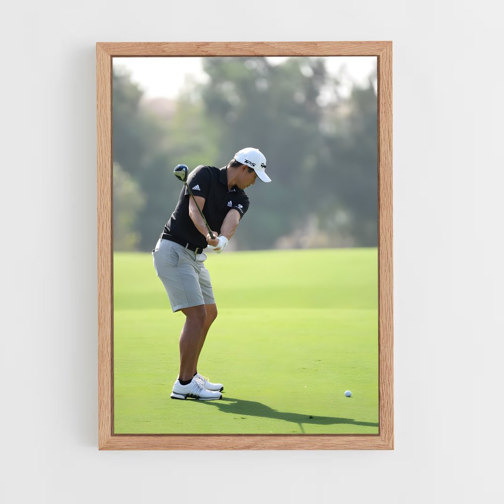 Poster Swing de Morikawa – affiche Golf (vue 4)